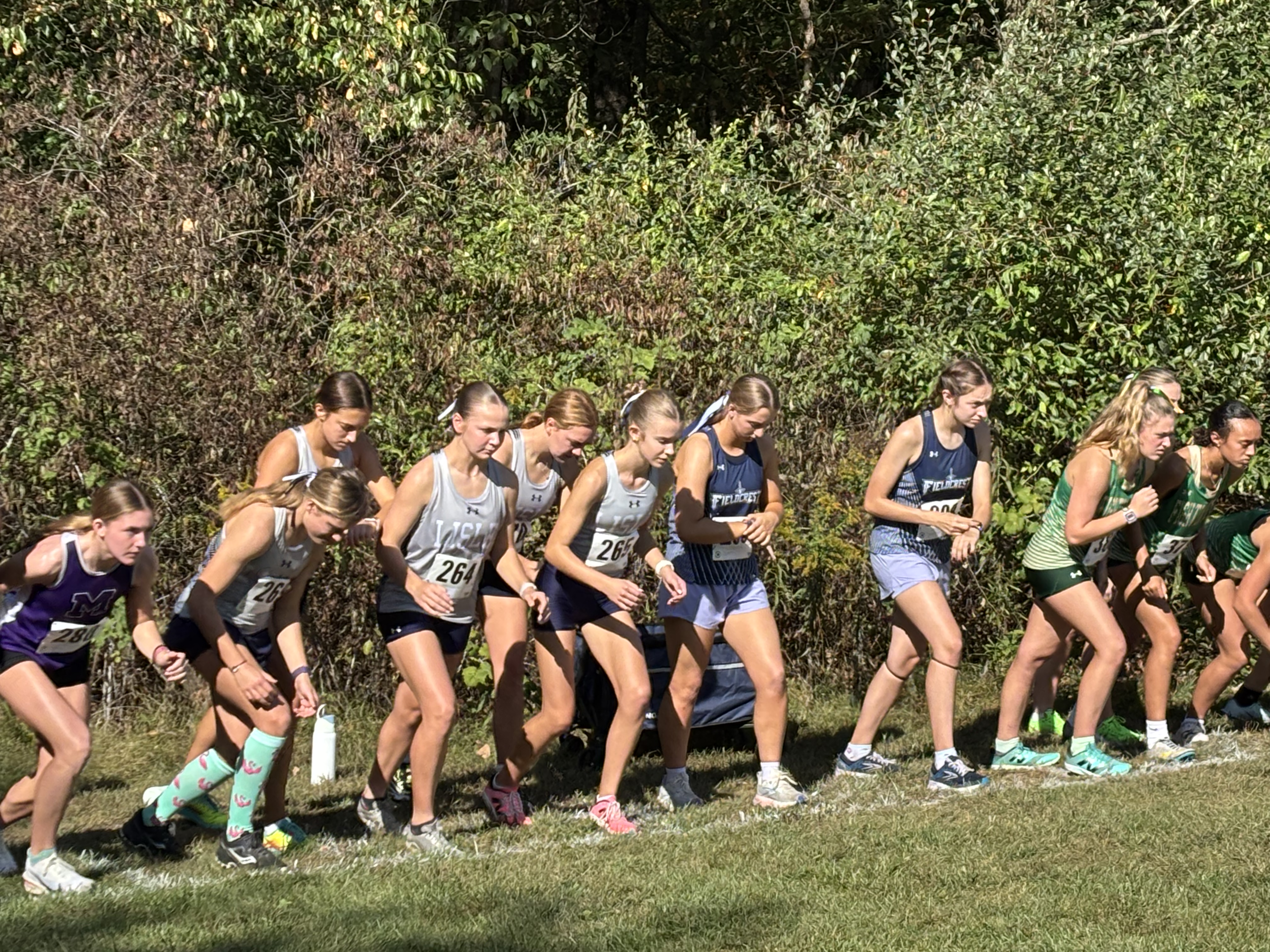 Lisle Varsity Girls at the 2025 Herscher Invite